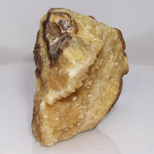 Load image into Gallery viewer, Septarian Geode Section - Raw Amber Aragonite