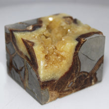 Load image into Gallery viewer, Septarian Display Cube - Utah USA - Golden Calcite
