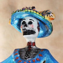Load image into Gallery viewer, Close-up of day of the dead face