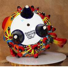 Load image into Gallery viewer, Signature of Señor Gerardo Garcia Puffer Fish Talavera Mexican Folk Art