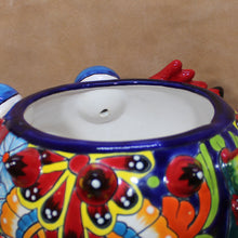 Load image into Gallery viewer, Inside Puffer Fish Talavera Mexican Pottery