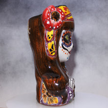 Load image into Gallery viewer, Side view Day Dead Mexican Pottery