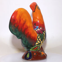 Load image into Gallery viewer, Talavera Ceramic Rooster Figure | Vibrant Glaze | Folk Art Garden Decor