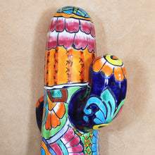 Load image into Gallery viewer, Large Talavera Pottery - Saguaro Cactus Plant - Mexican Festive Art