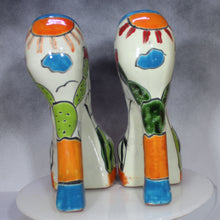 Load image into Gallery viewer, Talavera High Heels - Ceramic Pottery - Mexico Folk Art