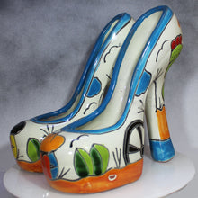 Load image into Gallery viewer, Talavera High Heels - Ceramic Pottery - Mexico Folk Art