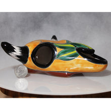 Load image into Gallery viewer, Talavera Southwest Steer Head Mexican Art With quarter for Scale