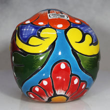 Load image into Gallery viewer, Festive Painted Skull Mexican Pottery