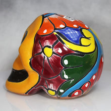 Load image into Gallery viewer, Day of the Dead Painted Skull Mexican Pottery