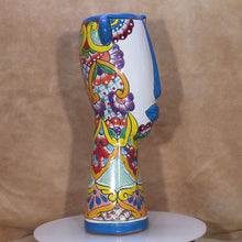 Load image into Gallery viewer, Surreal Blue Face Talavera Mexican Pottery
