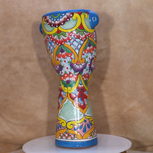 Load image into Gallery viewer, Back view of Surreal Talavera Mexican Pottery