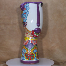 Load image into Gallery viewer, Rare Artist Surreal Face Talavera Mexican Pottery