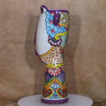 Load image into Gallery viewer, Rare Artist Surreal Face Talavera Mexican Pottery