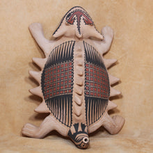 Load image into Gallery viewer, Horned Lizard Clay Sculpture - Mata Ortiz Cultural Folk Art - Señor Tomas Quintana