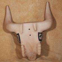 Load image into Gallery viewer, Southwest Skull Sculpture - Mata Ortiz Cultural Folk Art - Señor Tomas Quintana
