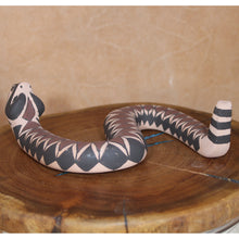 Load image into Gallery viewer, Rattlesnake Clay Sculpture - Mata Ortiz Cultural Folk Art - Señor Tomas Quintana