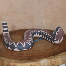 Load image into Gallery viewer, Rattlesnake Clay Sculpture - Mata Ortiz Cultural Folk Art - Señor Tomas Quintana