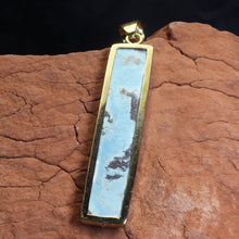 Load image into Gallery viewer, Aztec Lapis Pendant