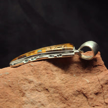 Load image into Gallery viewer, Side view - Ed Lohman Mesa Verde Pendant Desert Buckeye Gallery