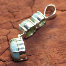 Load image into Gallery viewer, Sterling Silver Larimar Pendant
