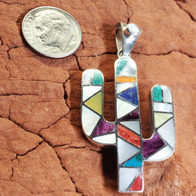 Load image into Gallery viewer, Pachamama Incan Cactus Jewelry Pendant Chakana