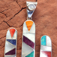 Load image into Gallery viewer, Pachamama Chakana Inca Empire Cactus Pendant & Matching Earrings