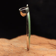 Load image into Gallery viewer, Silver & Chrysoprase Oval Pendant - Charles Albert - Desert Buckeye Gallery