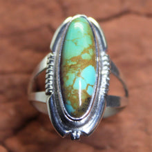 Load image into Gallery viewer, Sterling Silver Ring Turquoise