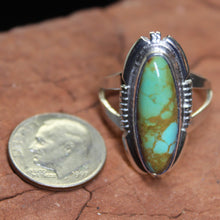 Load image into Gallery viewer, Sterling Silver Ring Turquoise