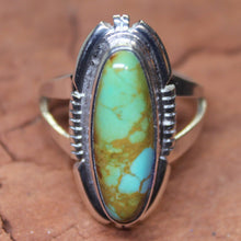 Load image into Gallery viewer, Sterling Silver Ring Turquoise