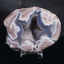 Load image into Gallery viewer, Dugway Geode Dark Gray Druzy Chamber
