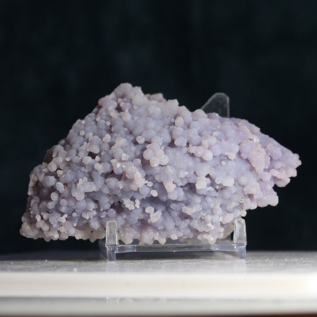 Druzy Soft Lavender Grape Agate - Layers of Spheres