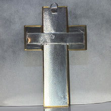 Load image into Gallery viewer, Tile &amp; Tin Christian Cross: Floral Southwest Motif
