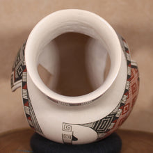 Load image into Gallery viewer, Señor Che Pedregon - Open Window Creation - Mexican Mata Ortiz Pottery
