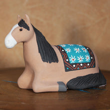 Load image into Gallery viewer, Horse w/ Blanket - Mata Ortiz Figure - Ms. Debi Flanagan
