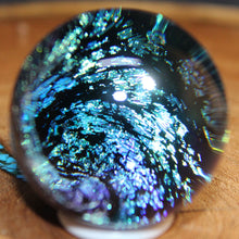 Load image into Gallery viewer, Borosilicate Orb - Kevin O&#39;Grady - Electric Blue Green
