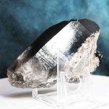 Load image into Gallery viewer, Black Smoky Quartz - 2 Prominent Points - Heavy Dusting of Crystals
