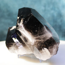 Load image into Gallery viewer, Black Smoky Quartz - 2 Prominent Points - Heavy Dusting of Crystals
