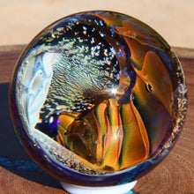 Load image into Gallery viewer, Borosilicate Glass Marble - Kevin O&#39;Grady - Cubic Vortex Dichroism #3361
