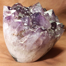 Load image into Gallery viewer, Massive Purple Amethyst Chunk White Calcite Crystal Flakes
