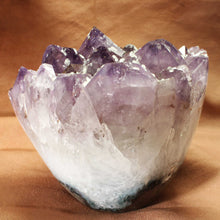 Load image into Gallery viewer, Massive Purple Amethyst Chunk White Calcite Crystal Flakes
