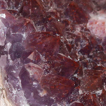 Load image into Gallery viewer, Thunder Bay Canadian Amethyst - Rust Red Gemstone
