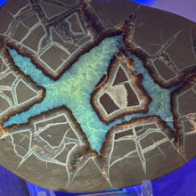 Load image into Gallery viewer, Septarian Geode - Double Starburst - Golden Calcite
