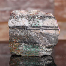 Load image into Gallery viewer, Cobaltoan Dolomite Thick Pink w/ Malachite Crystal
