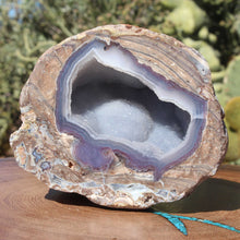 Load image into Gallery viewer, Druzy Blue Dugway Geode Botryoidal Chamber
