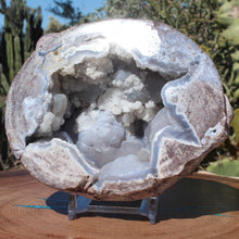 Load image into Gallery viewer, Dugway Geode Star Face Light Blue
