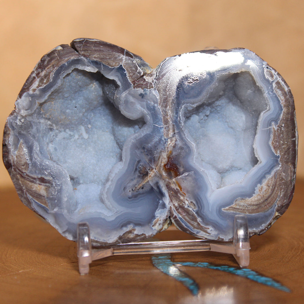 Dugway Geode Double Blue Half Juab Formation