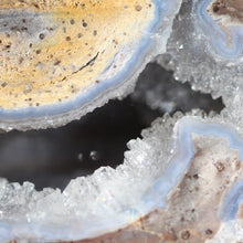 Load image into Gallery viewer, Blue Gray Lavender Dugway Geode Smile Chamber
