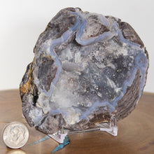 Load image into Gallery viewer, Blue &amp; Brown Dugway Geode Prominent Crystals
