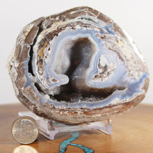 Load image into Gallery viewer, Soft Blue Boytroidal Dugway Geode Deep Chamber
